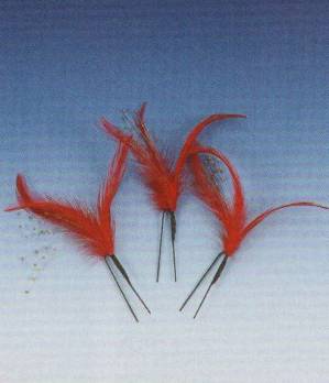 髪飾り 羽根ピン（3本セット）